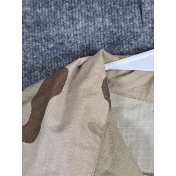 VINTAGE US Army Jacket Mens Large Long Desert Camo DCU Combat Coat Ripstop 90s - Picture 3 of 12